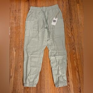 Indigo Rein Light Sage Green Utility Joggers